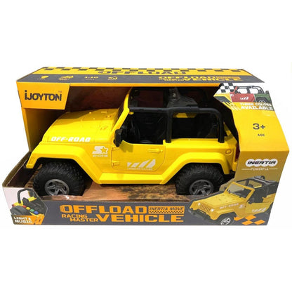 Alltoys Džíp 1:10 se světelným a zvukovým efektem žlutý