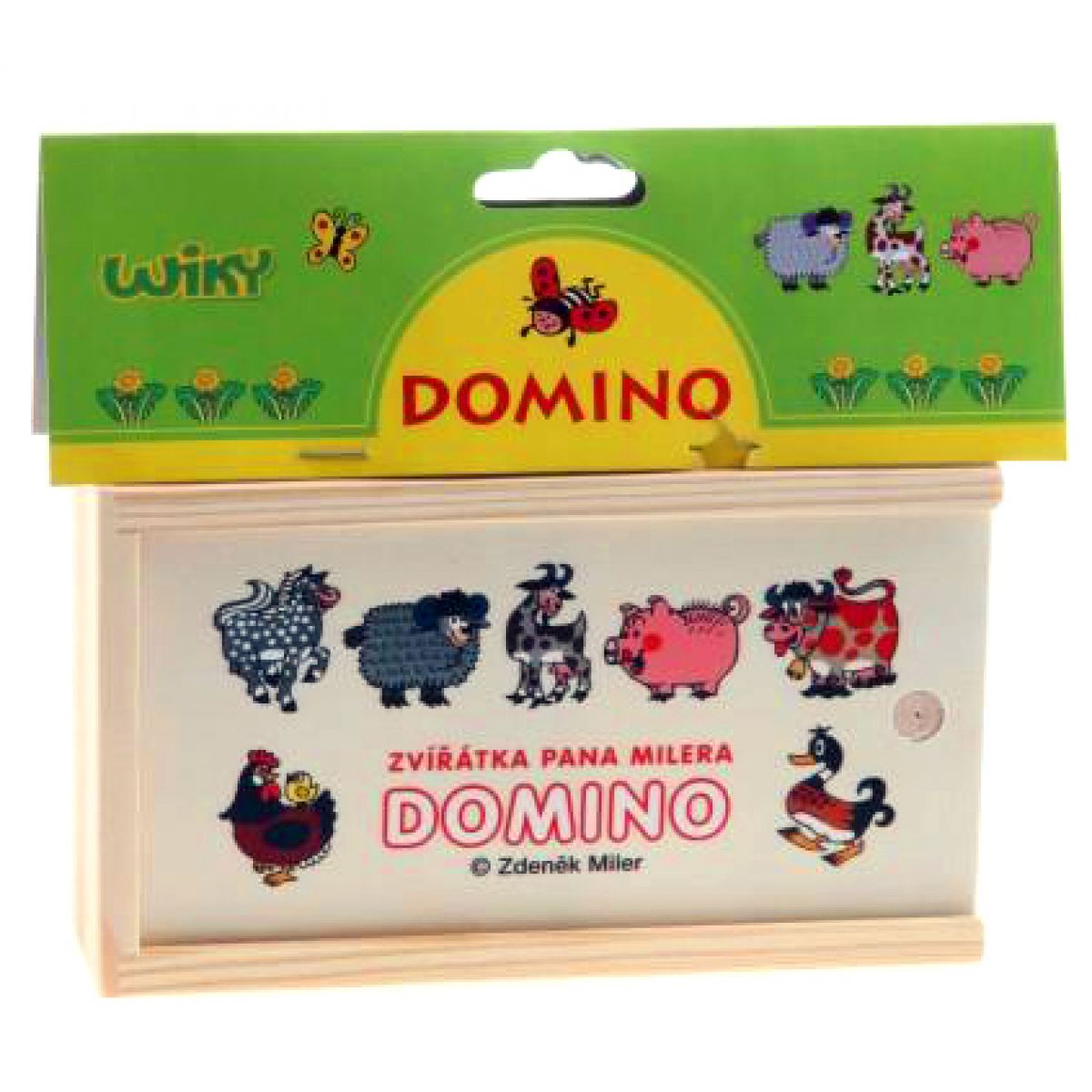 Wiky Dřevěné domino zvířátka pana Milera