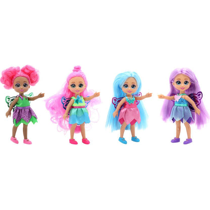 Funville Dreameez mini víla v kornoutku růžové vlásky