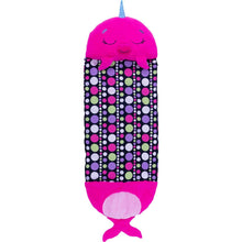 Happy Nappers spacáček usínáček růžový narval Nelli 135 cm