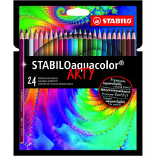 Akvarelové pastelky STABILOaquacolor ARTY 24 ks sada