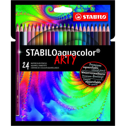 Akvarelové pastelky STABILOaquacolor ARTY 24 ks sada