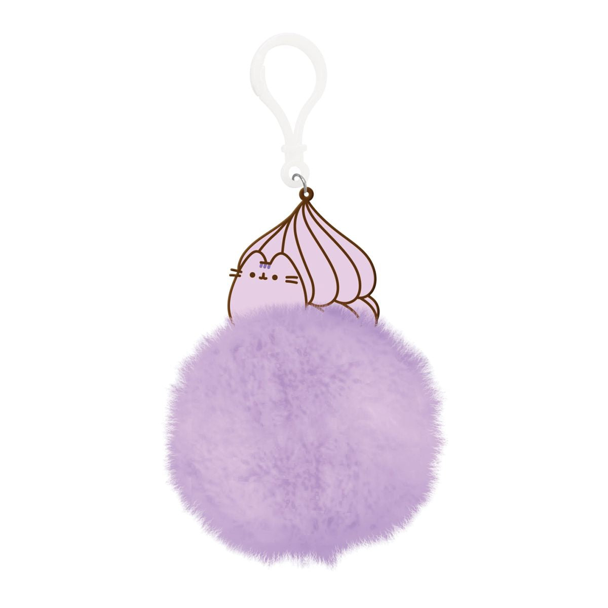 Pusheen pom pom klíčenka