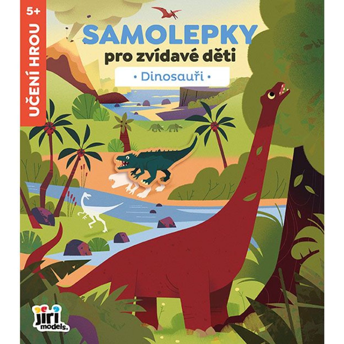 Jiří Models Samolepky pro zvídavé děti Dinosauři