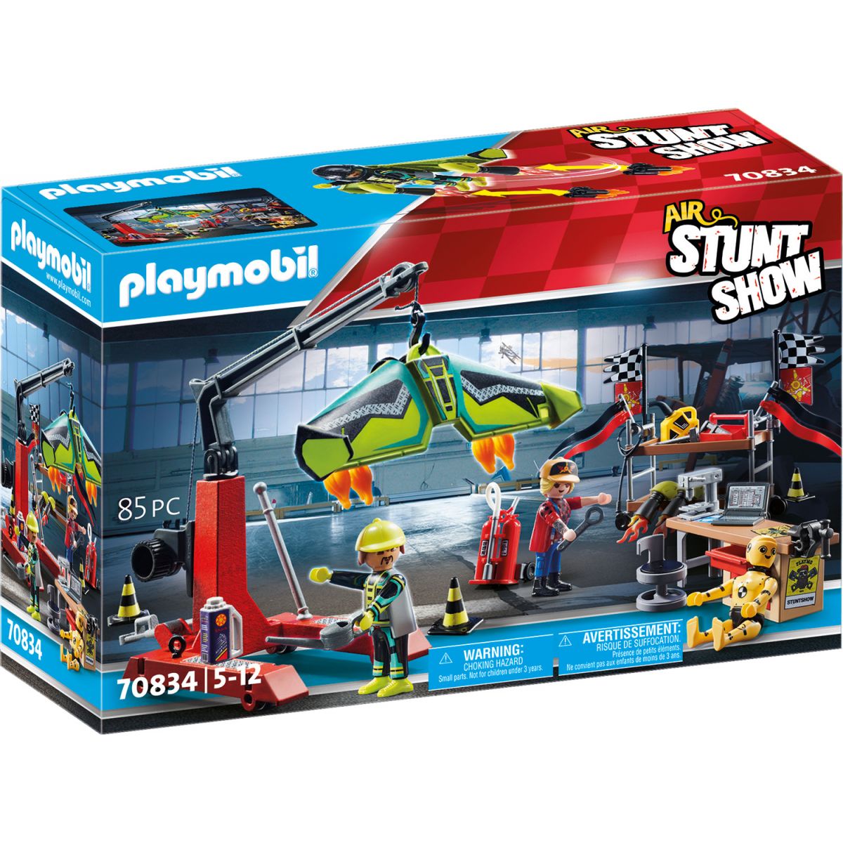 PLAYMOBIL® 70834 Air Stuntshow Servisní stanice