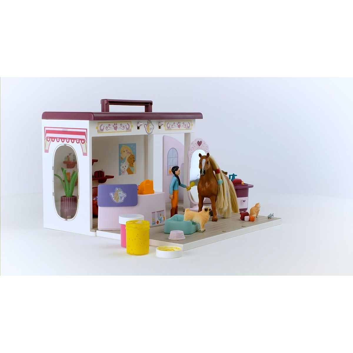 Schleich 42614 Sofiin salon krásy pro domácí mazlíčky
