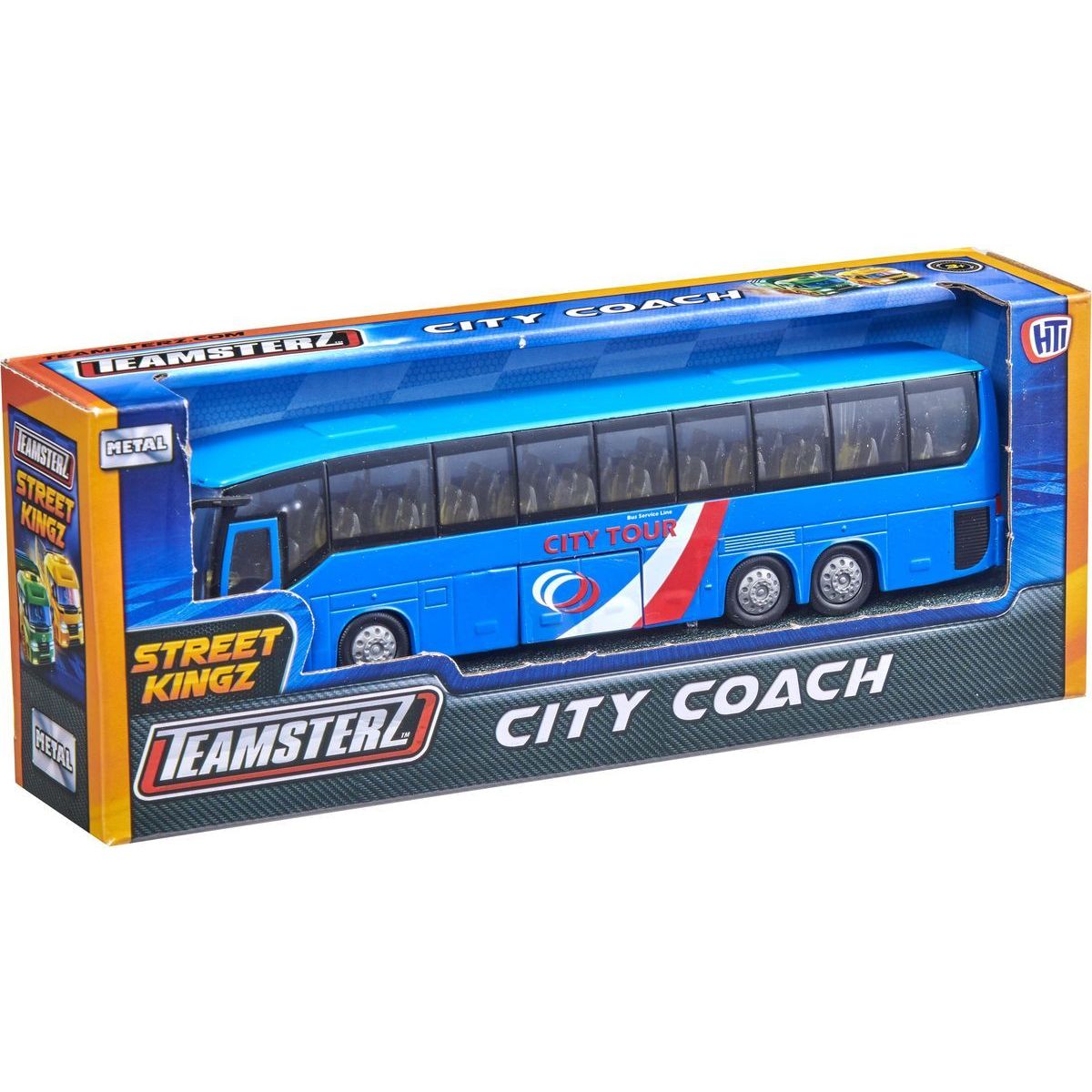 Halsall Teamsterz cestovní autobus 18 cm - Express Line červený