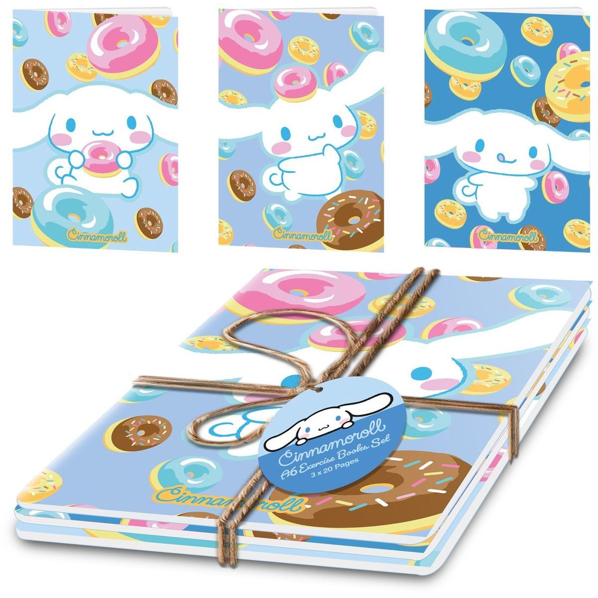 Pyramid International Cinnamoroll Set sešitů A5 3 ks