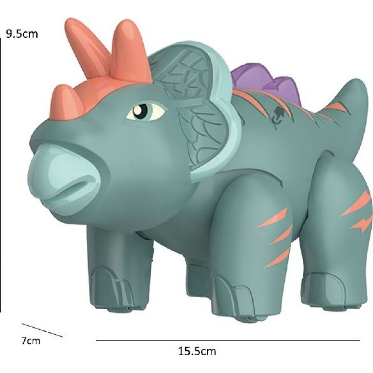 Alltoys Triceratops skládací magnetický