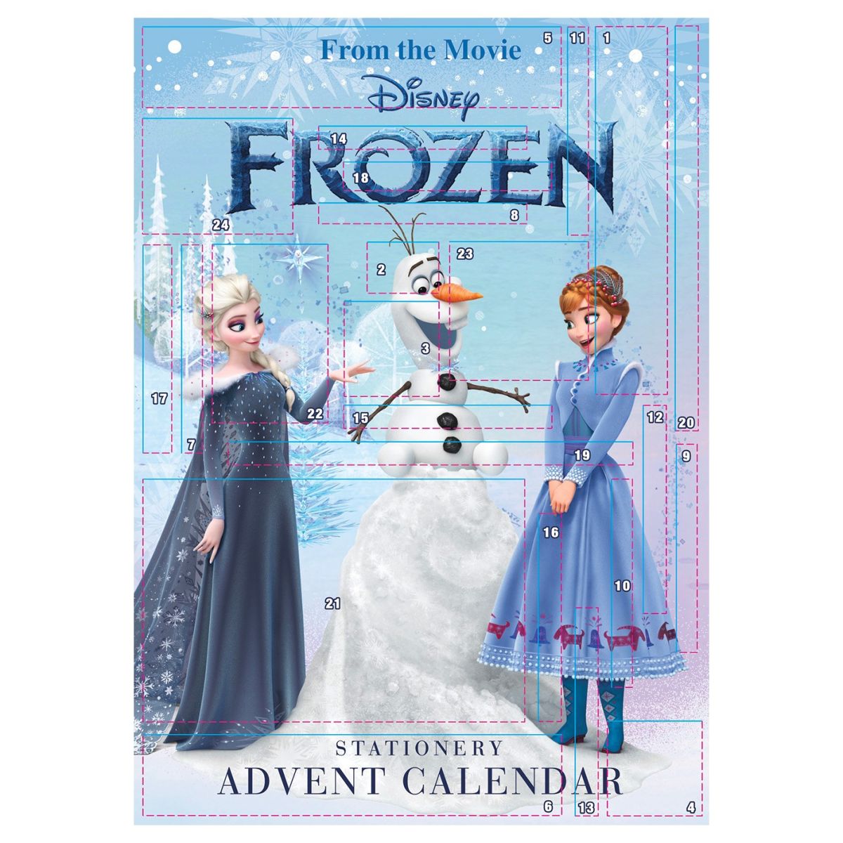 Pyramid International Frozen Adventní kalendář V2 papírenský