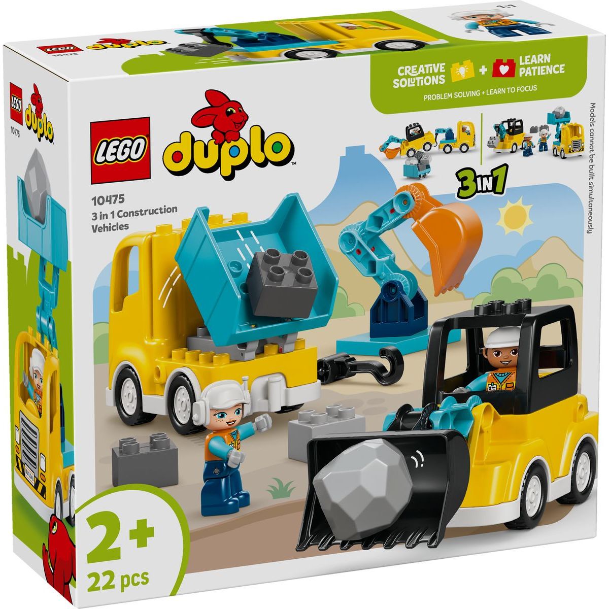 LEGO® 10475 Vozidla na stavbě 3 v 1