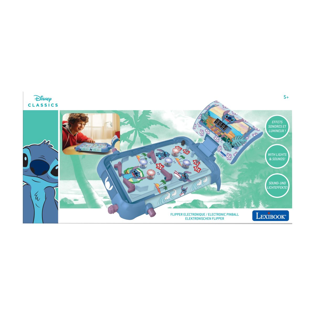 Lexibook Elektronický stolní pinball Stitch