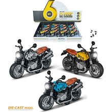 Alltoys Motorka 1 : 12 se světlem a zvukem - žlutá