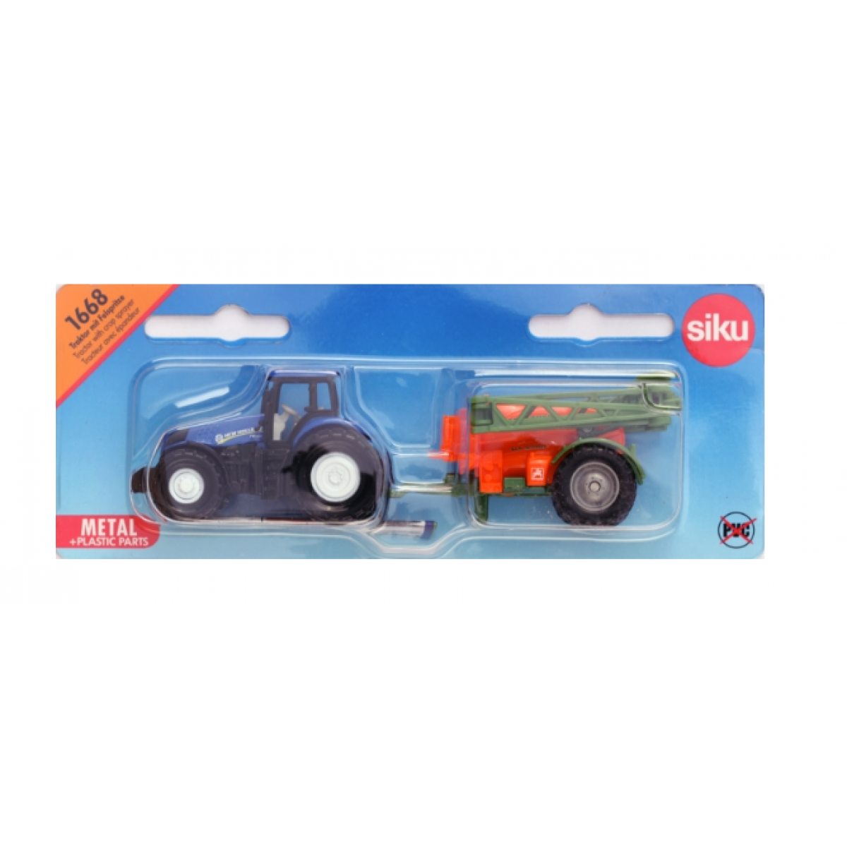 Siku Super Traktor s přívěsem na rozprašování hnojiva