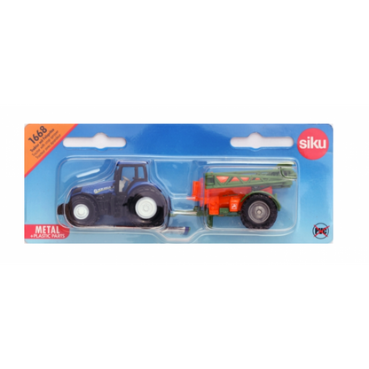 Siku Super Traktor s přívěsem na rozprašování hnojiva