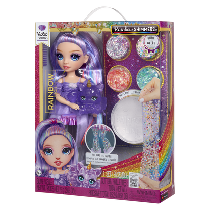 Rainbow High Panenka se slizem a třpytkami - Violet (purple)