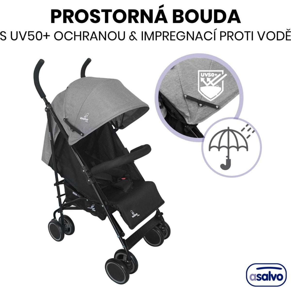 Asalvo TOKIO golfáče 6 m - 15 kg anthracite