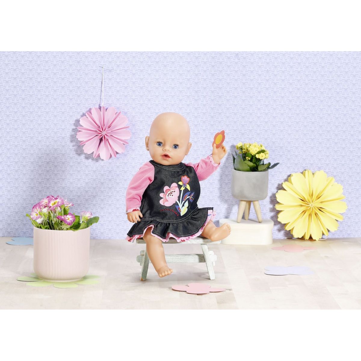 Dolly Moda Džínové šatičky 43 cm