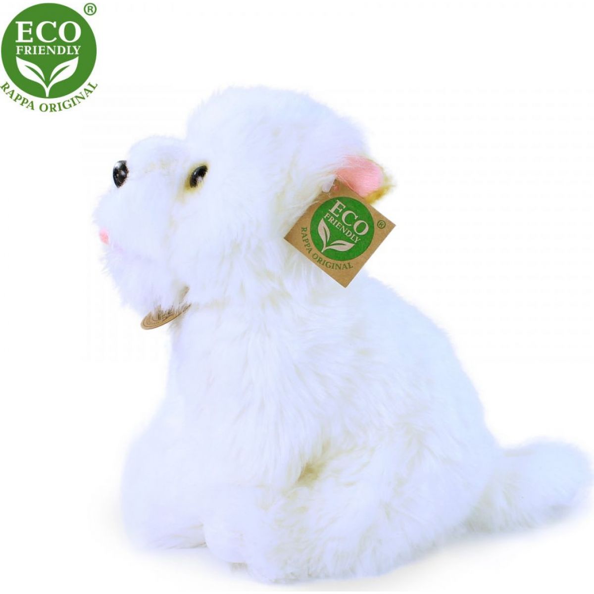 Rappa Plyšový pes westík sedící 23 cm Eco Friendly