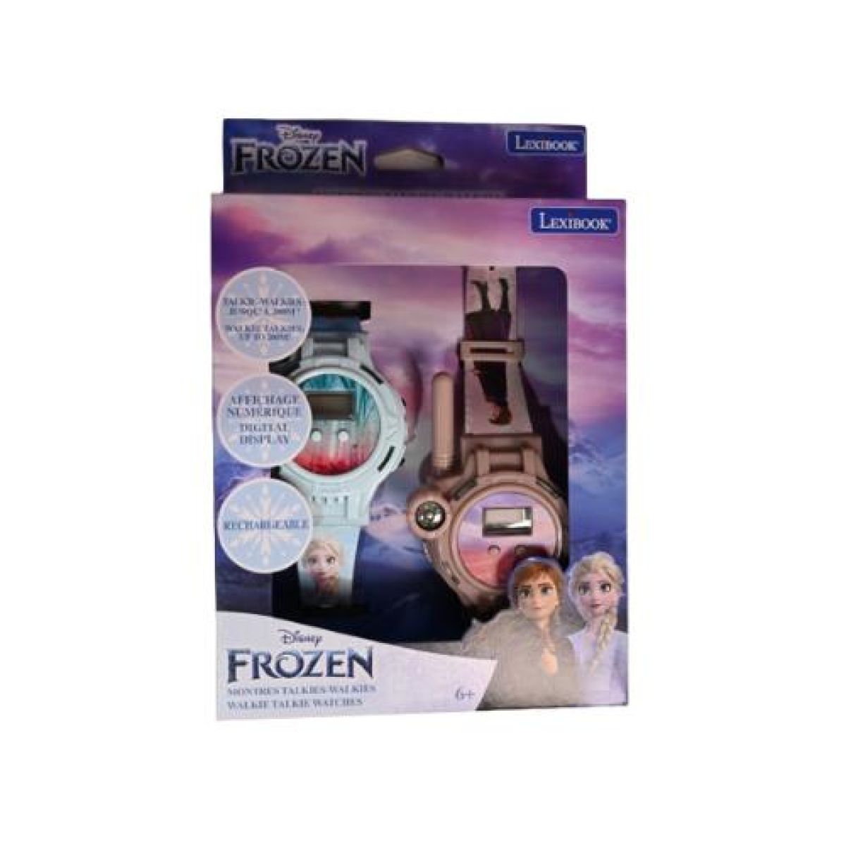 Lexibook Hodinky Frozen s vysílačkou s dosahem 200 m