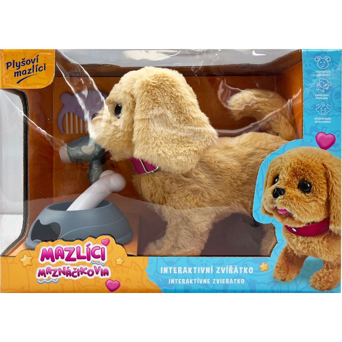 Alltoys Mazlíci hrací set pejsek Alík béžový
