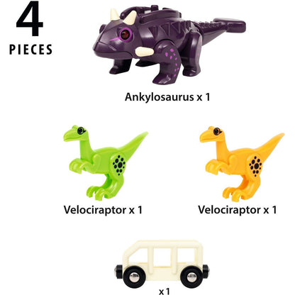 Vlaková sada dinosauří útok