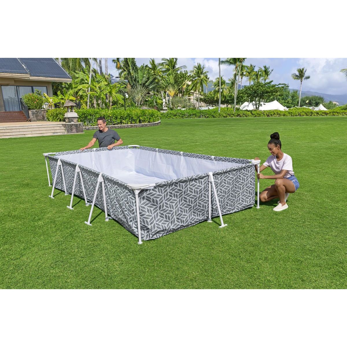Bestway Bazén s konstrukcí Steel Pro™ 366 x 201 x 66 cm bez filtrace