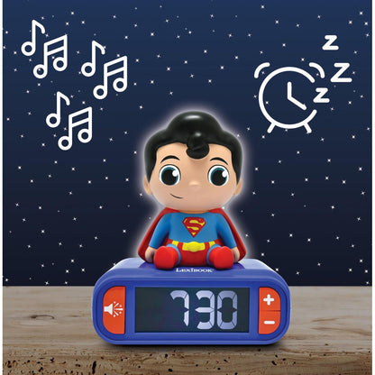 Lexibook Budík Superman se svítící figurkou