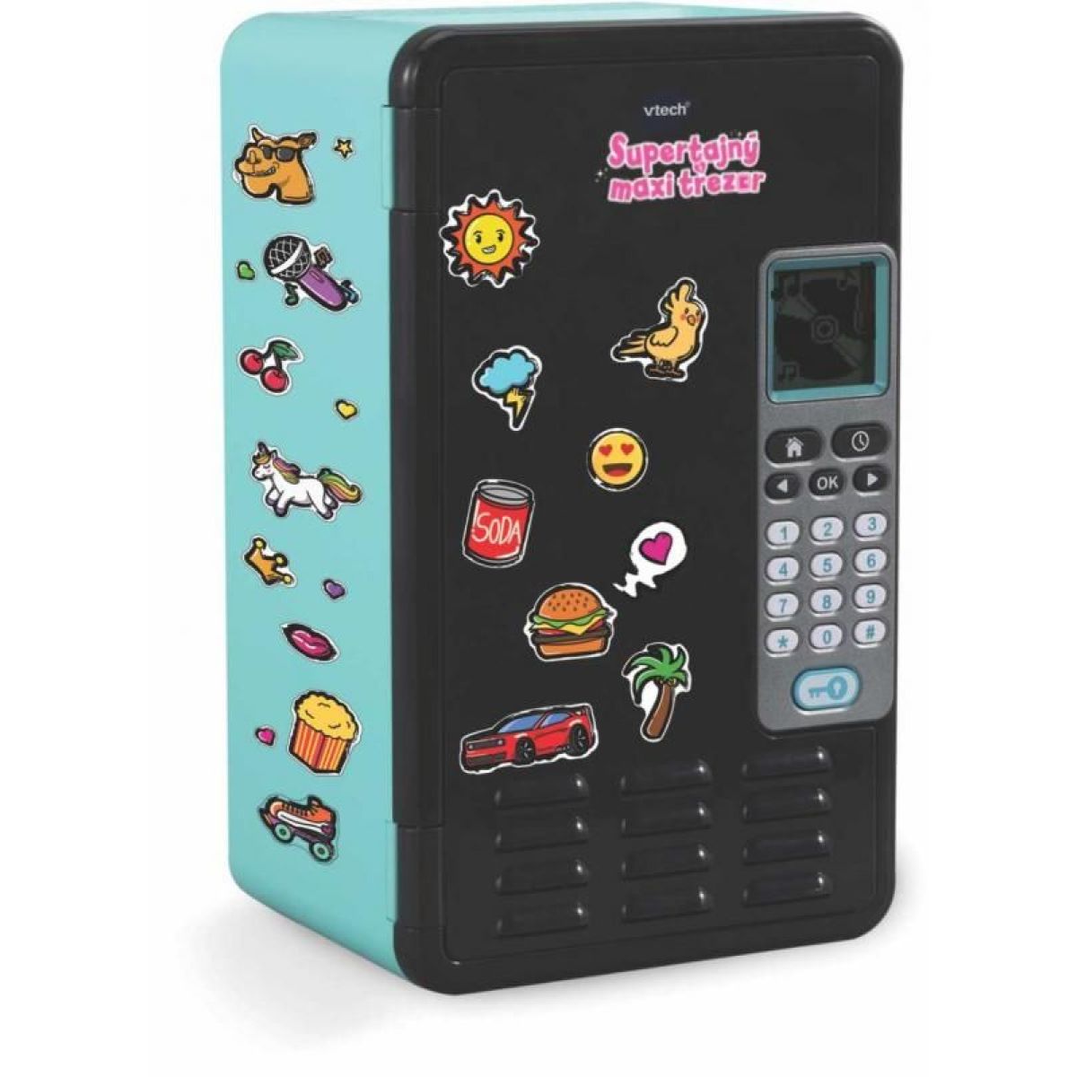 VTech Supertajný maxi trezor CZ - černý