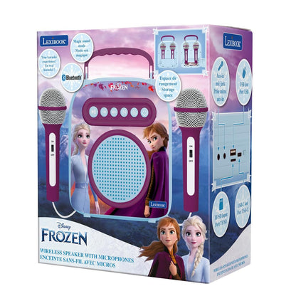 Lexibook Bezdrátový reproduktor Frozen se 2 mikrofony a měničem hlasu