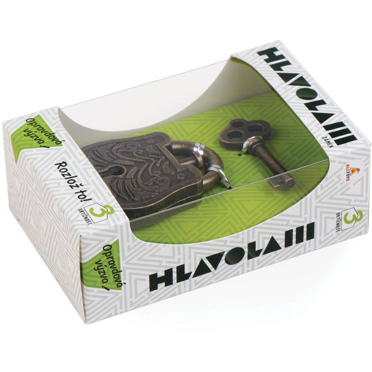 Alltoys Kovový hlavolam Zámek