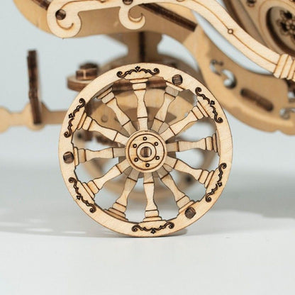 RoboTime dřevěné 3D puzzle Pohádkový kočár