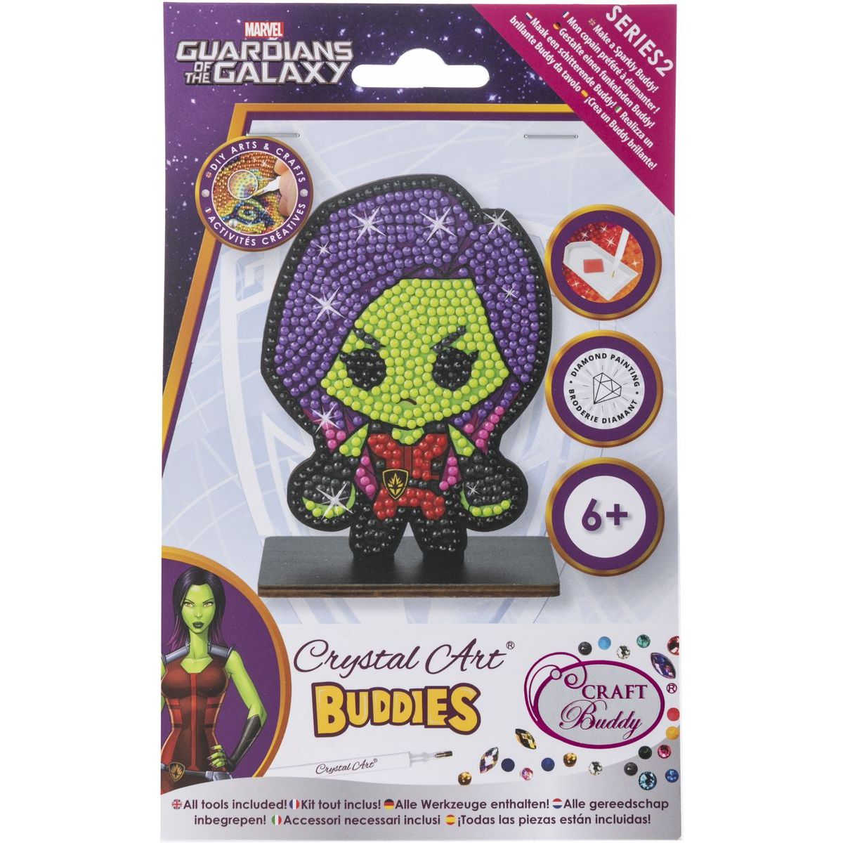 Craft Buddy Postavička Crystal Art Gamora