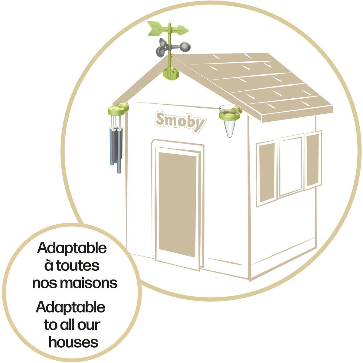 Smoby Meteorologická stanice pro domečky