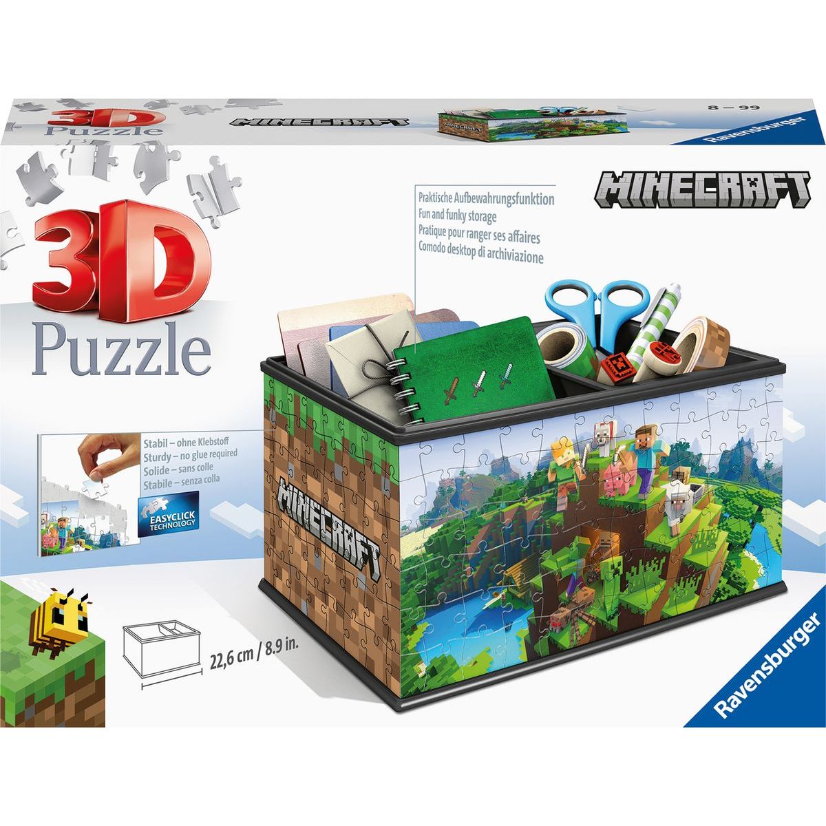 Ravensburger 3D Puzzle Úložná krabice Minecraft 216 dílků