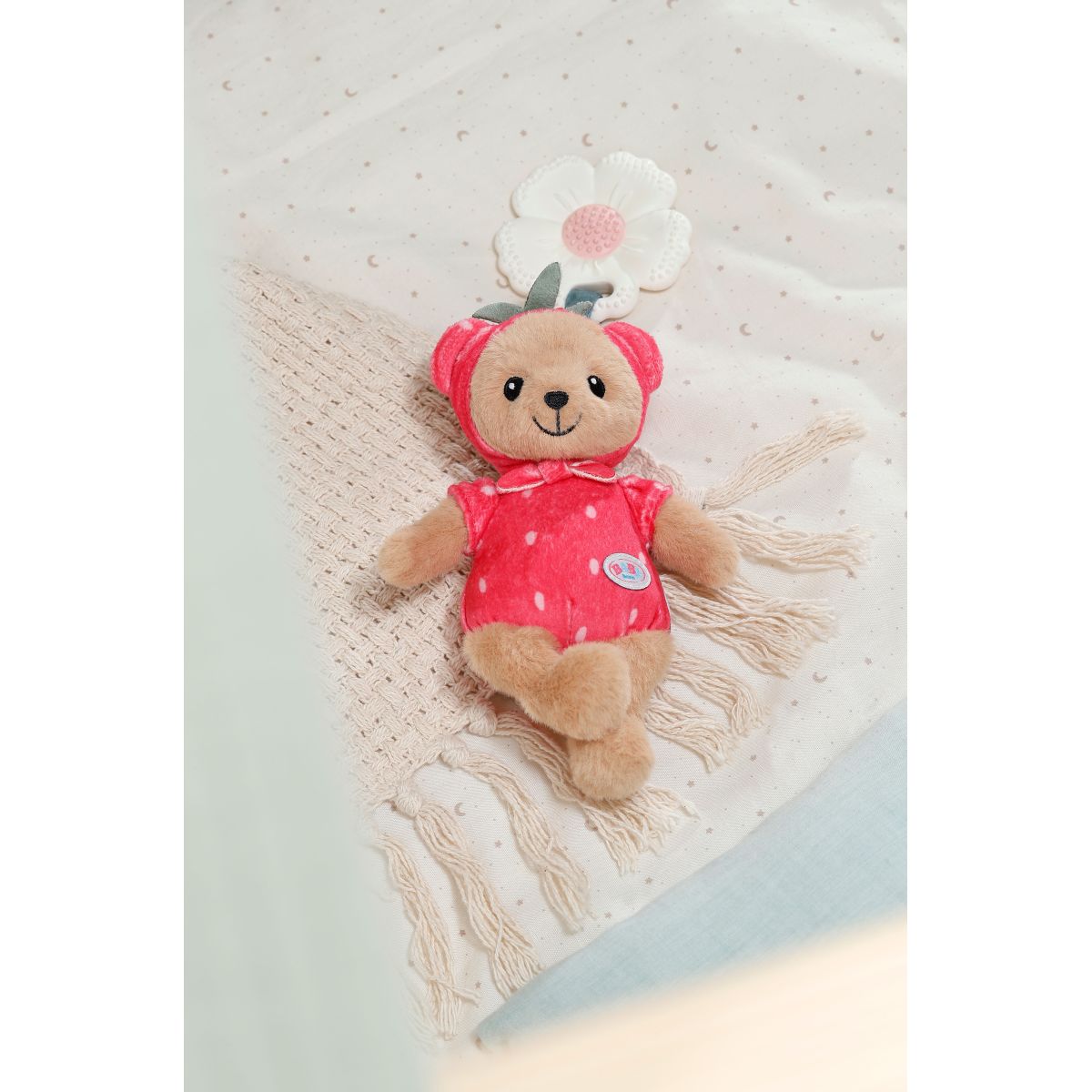 BABY born for babies Medvídek Teddy jahůdka 18 cm