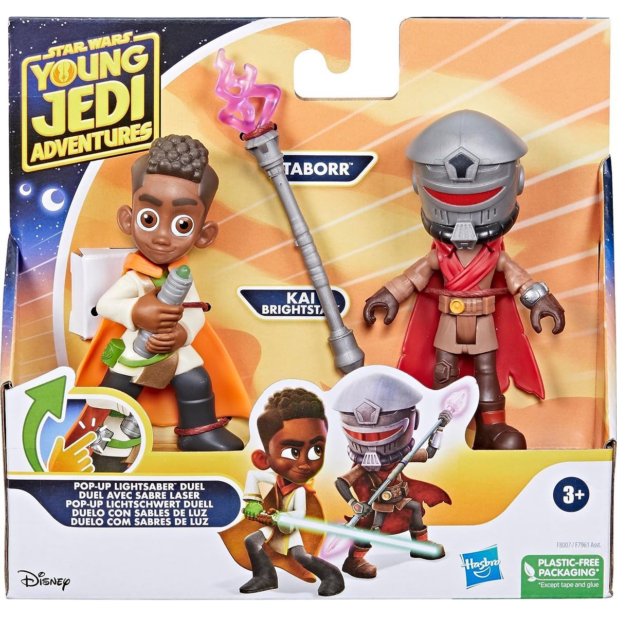Hasbro Star Wars Young Jedi Adventures Duel Kai Brightstar vs. Taborr