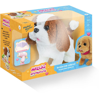 Alltoys Mazlíci hrací set pejsek Ťapka hnědobílý