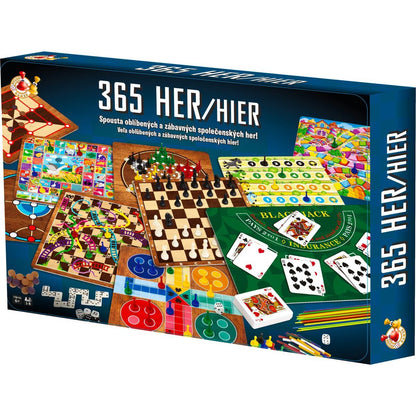Sparkys STUDO GAMES - 365 společenských her v plechovém pouzdře