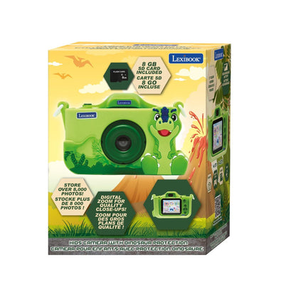 Lexibook Dětský fotoaparát s 3D krytem Dinosaurus