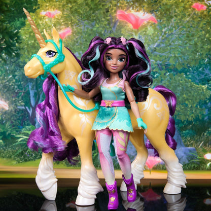 Spin Master Jednorožčí akademie Česací jednorožec 28 cm Leaf