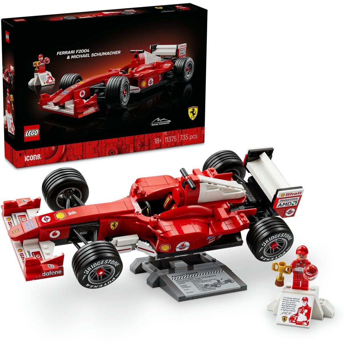 LEGO® Icons 11375 Ferrari F2004 a Michael Schumacher