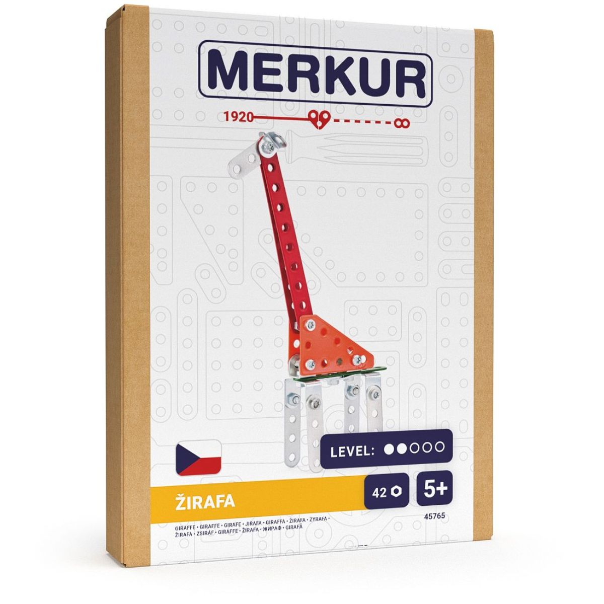 Merkur Mini ZOO - Žirafa, 42 dílků