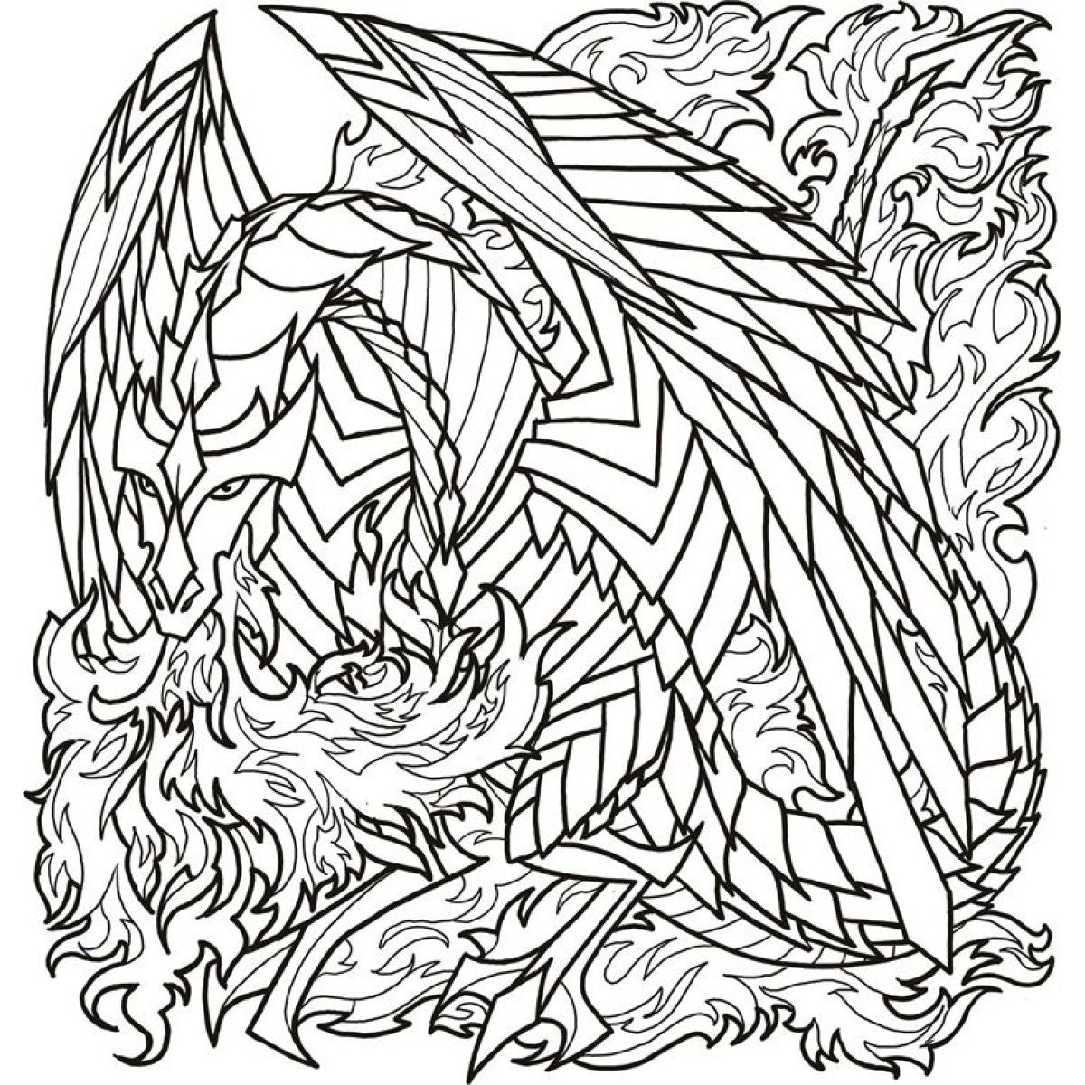 Říše draků - omalovánky