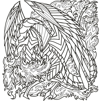 Říše draků - omalovánky