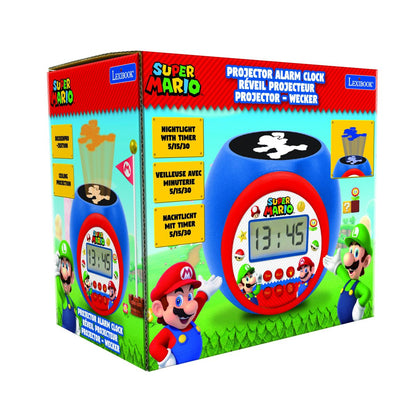 Lexibook Budík Super Mario se stropním projektorem