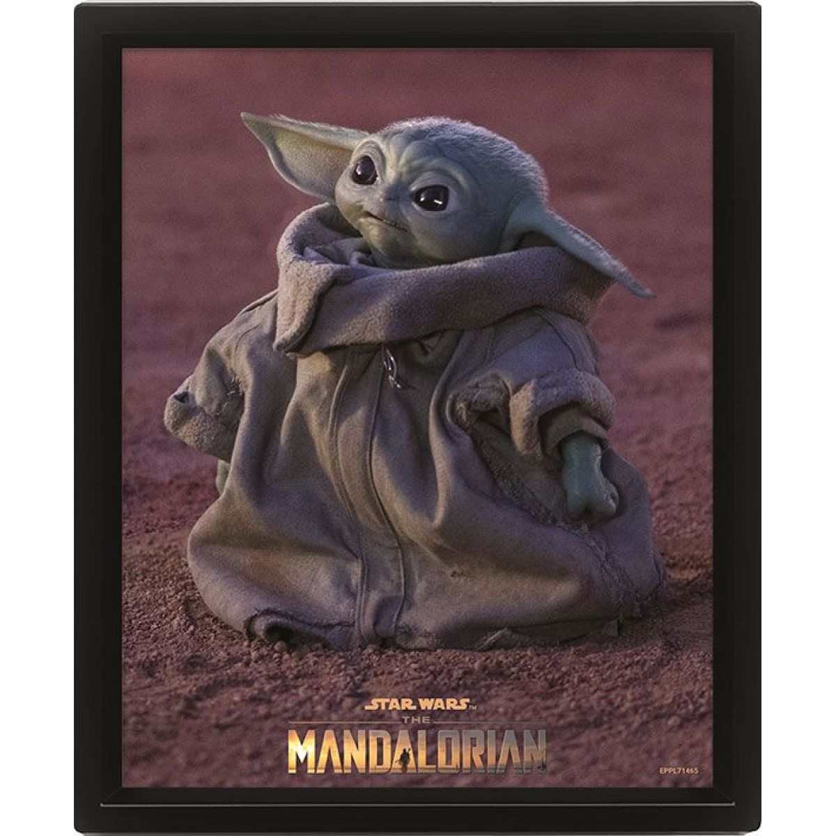 3D obraz Mandalorian Groogu - Poškozený obal