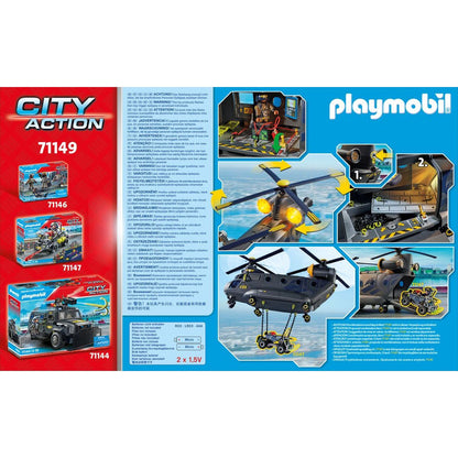 PLAYMOBIL® 71149 Záchranářská helikoptéra speciální jednotky