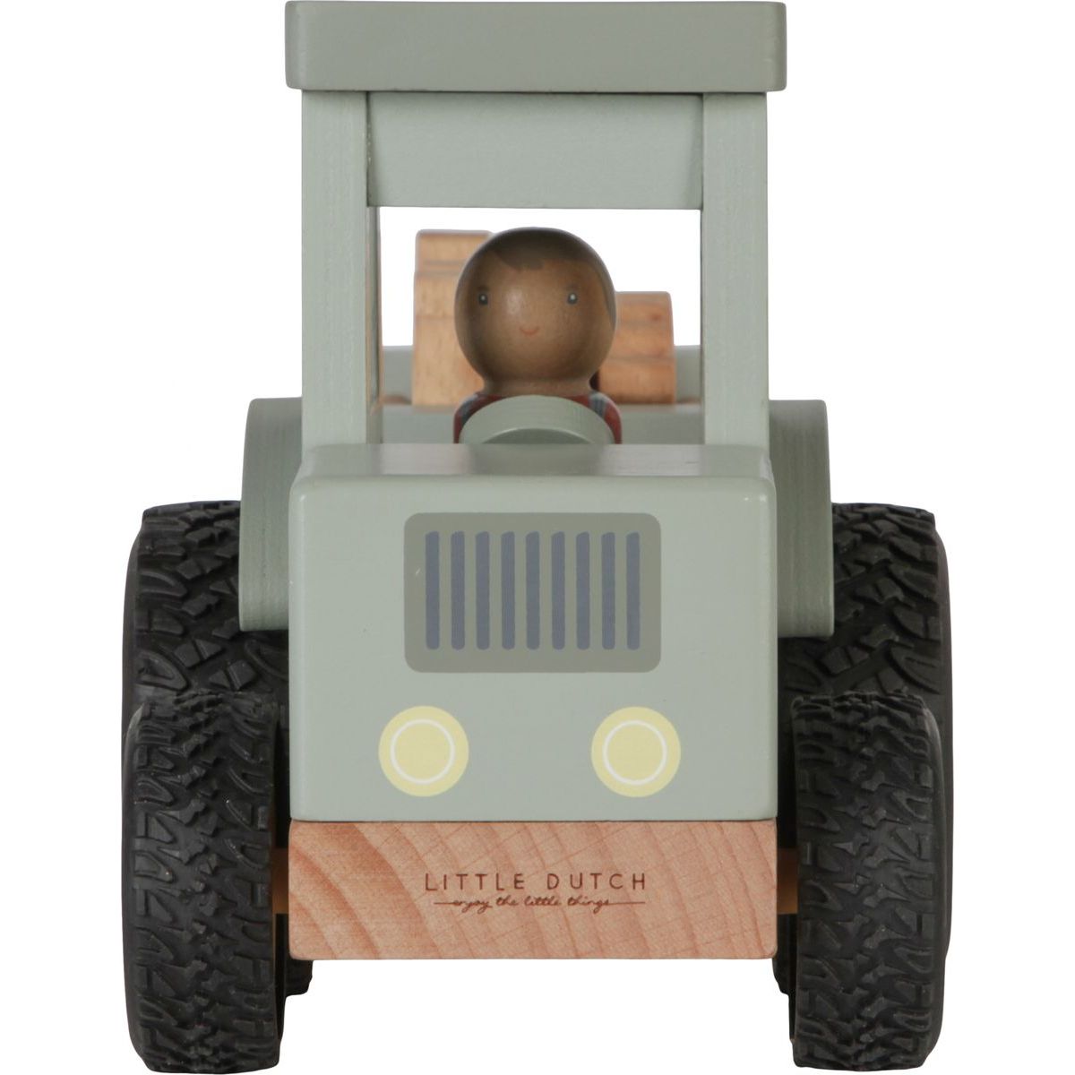 Little Dutch Traktor s přívěsem dřevěný Farma