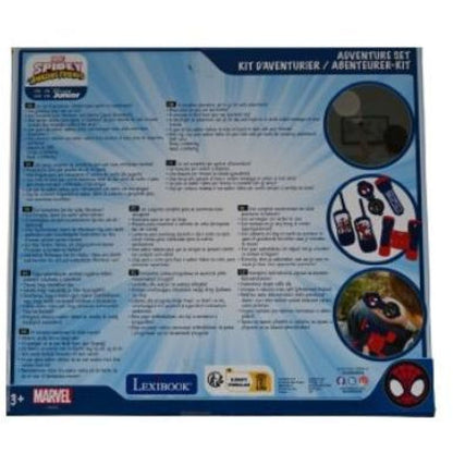 Lexibook Spidey set vysílačky, dalekohled, baterka, kompas